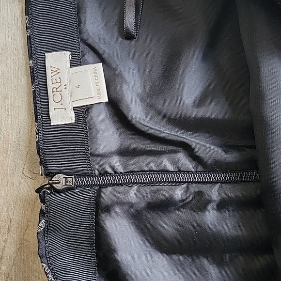 J. Crew size 4 zebra pattern pencil mini skirt - Picture 3 of 7